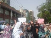 Multan Teachers Protest 09